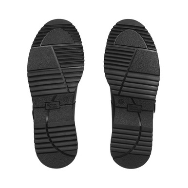 Embrace, Black leather girls buckle Angry Angels school shoes