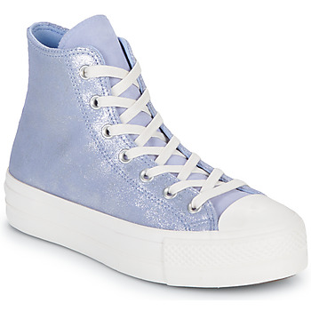 Converse Shoes (High-top Trainers) CHUCK TAYLOR ALL STAR LIFT PLATFORM SUEDE SHIMMER