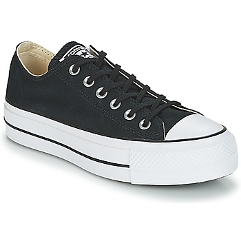 Converse Shoes (Trainers) Chuck Taylor All Star Lift Clean Ox Core Canvas